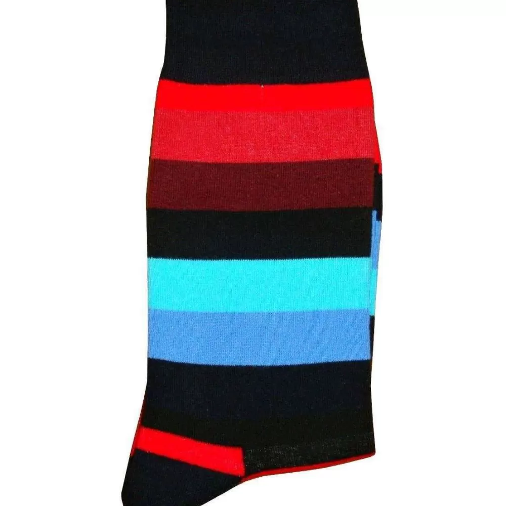 Bassin and Brown Men's Socks^Red Striped Socks