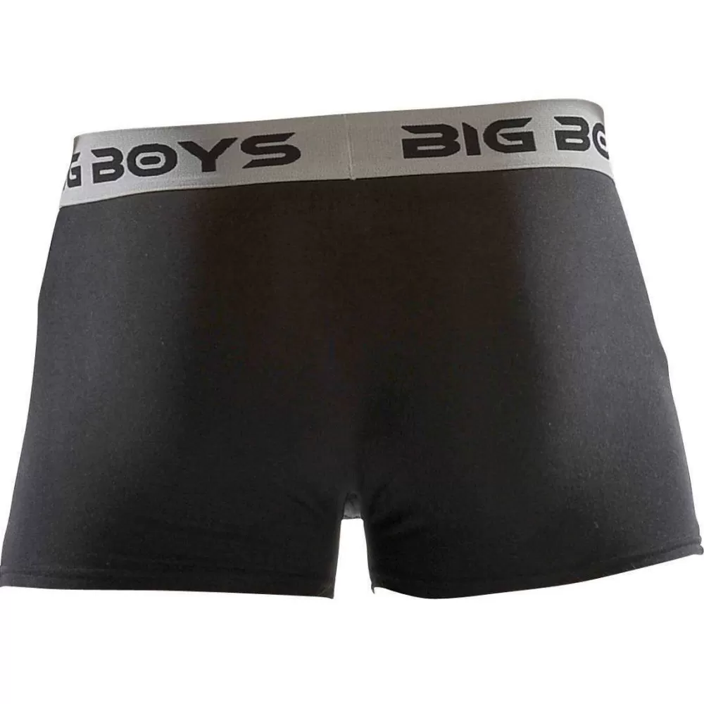 Big Boys Men's Underwear^Black Boxer Briefs