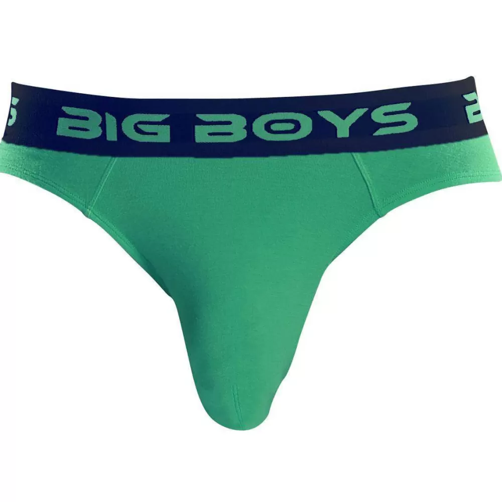 Big Boys Men's Underwear^Green Mini Briefs