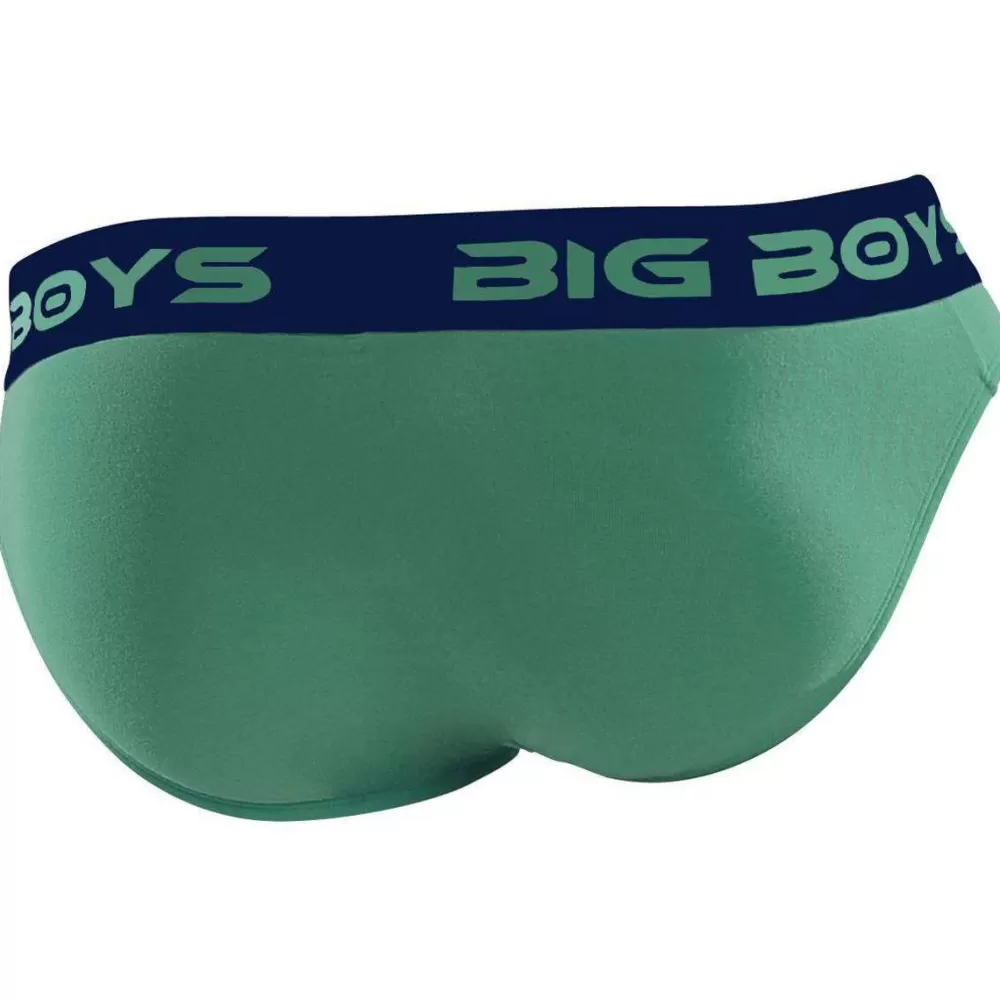 Big Boys Men's Underwear^Green Mini Briefs