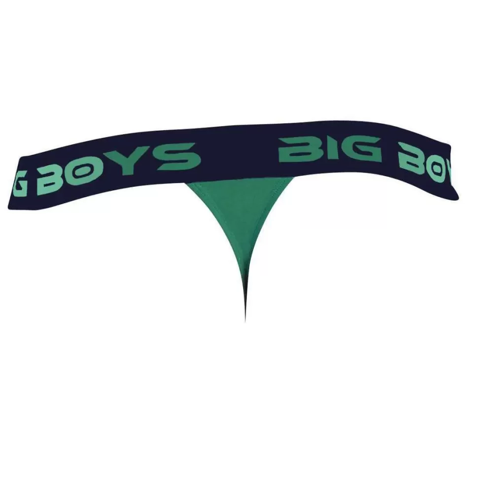 Big Boys Men's Underwear^Green Thong