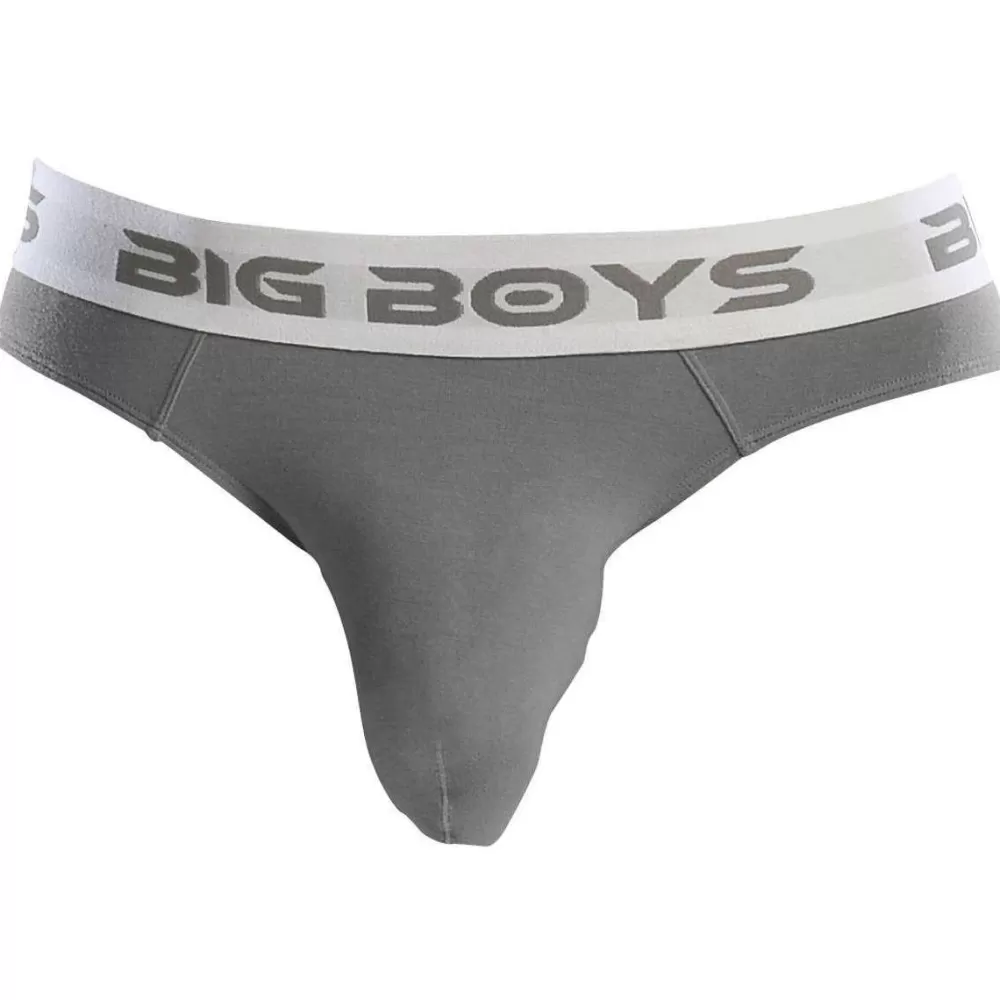 Big Boys Men's Underwear^Grey Mini Briefs