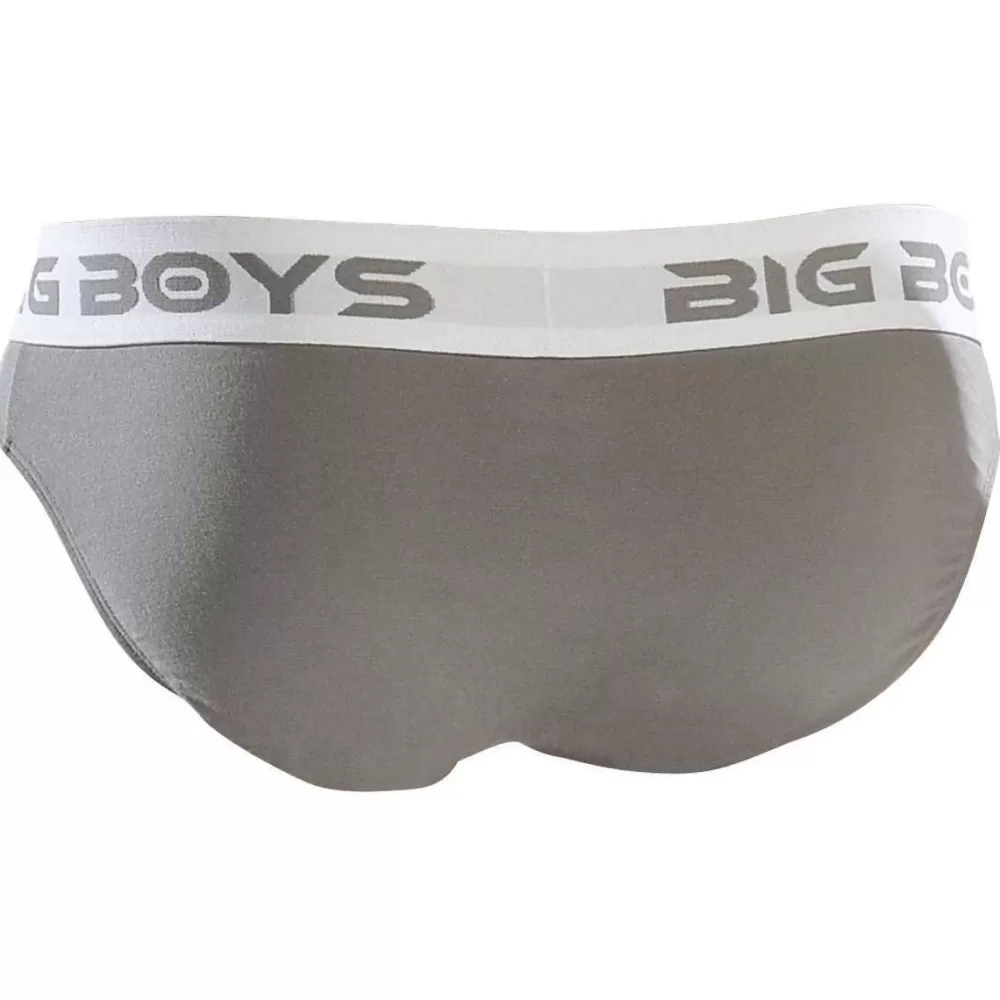 Big Boys Men's Underwear^Grey Mini Briefs