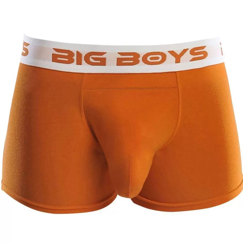 Big Boys Men's Underwear^Orange Boxer Briefs