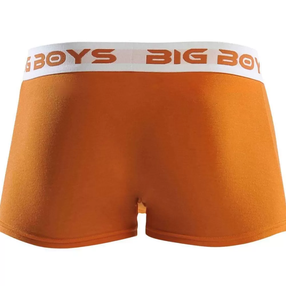 Big Boys Men's Underwear^Orange Boxer Briefs