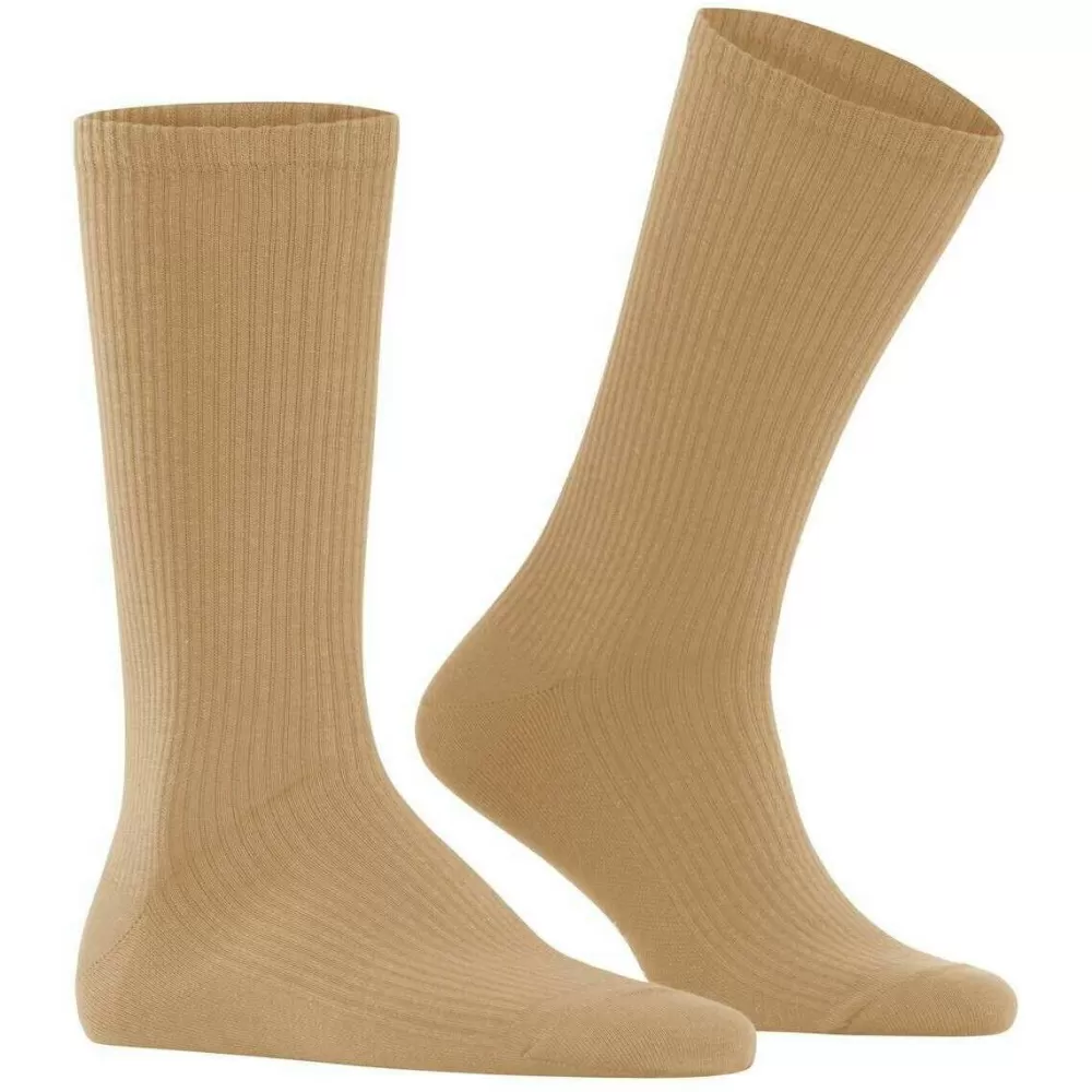 Burlington Men's Socks^Beige Boston Socks