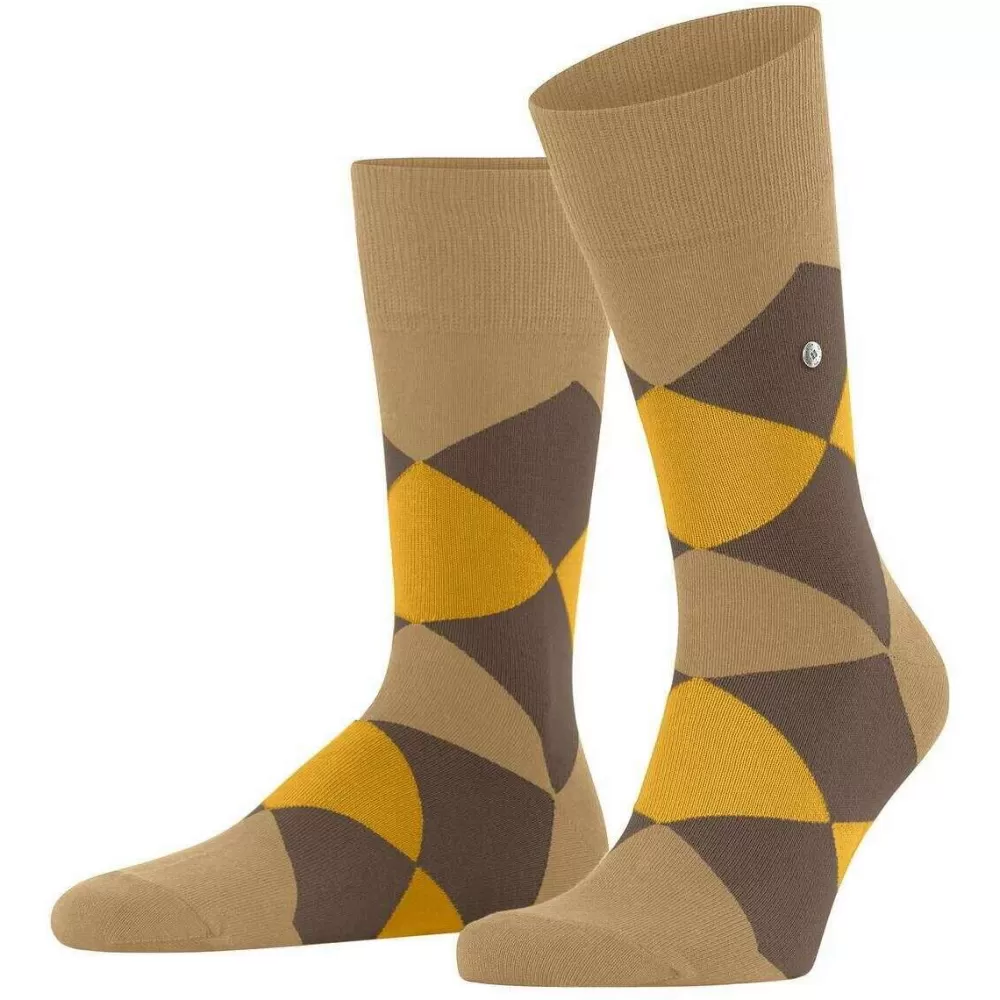 Burlington Men's Socks^Beige Clyde Socks
