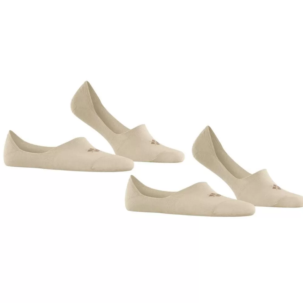 Burlington Men's Socks^Beige Everyday 2-Pack No Show Socks