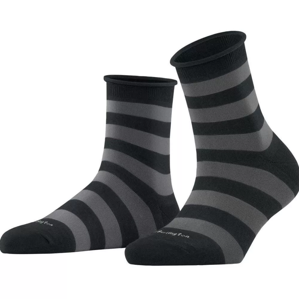 Burlington Women's Socks^Black Aberdeen Socks
