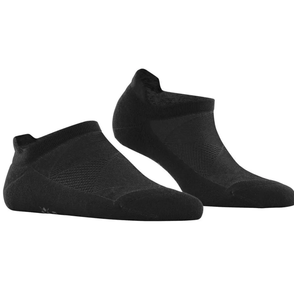 Burlington Women's Socks^Black Athlesiure Sneaker Socks