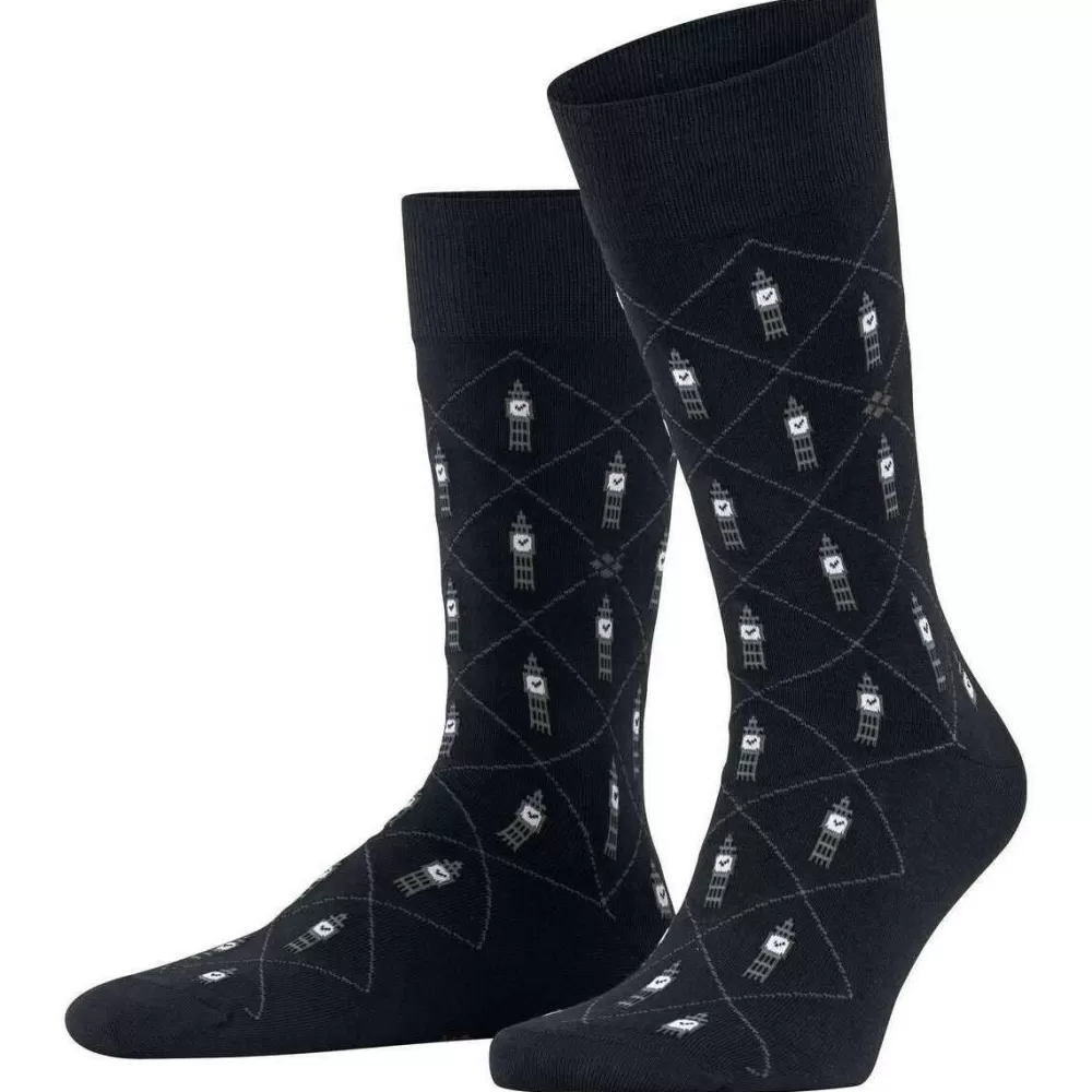 Burlington Men's Socks^Black Big Ben Socks