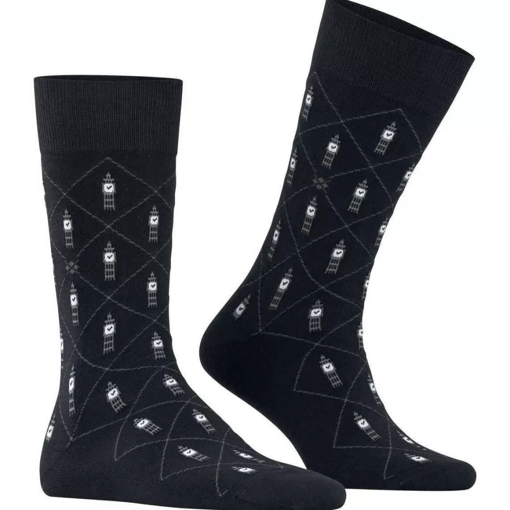 Burlington Men's Socks^Black Big Ben Socks