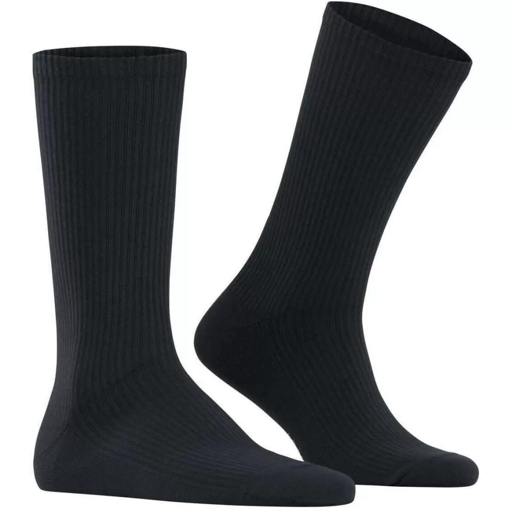 Burlington Men's Socks^Black Boston Socks