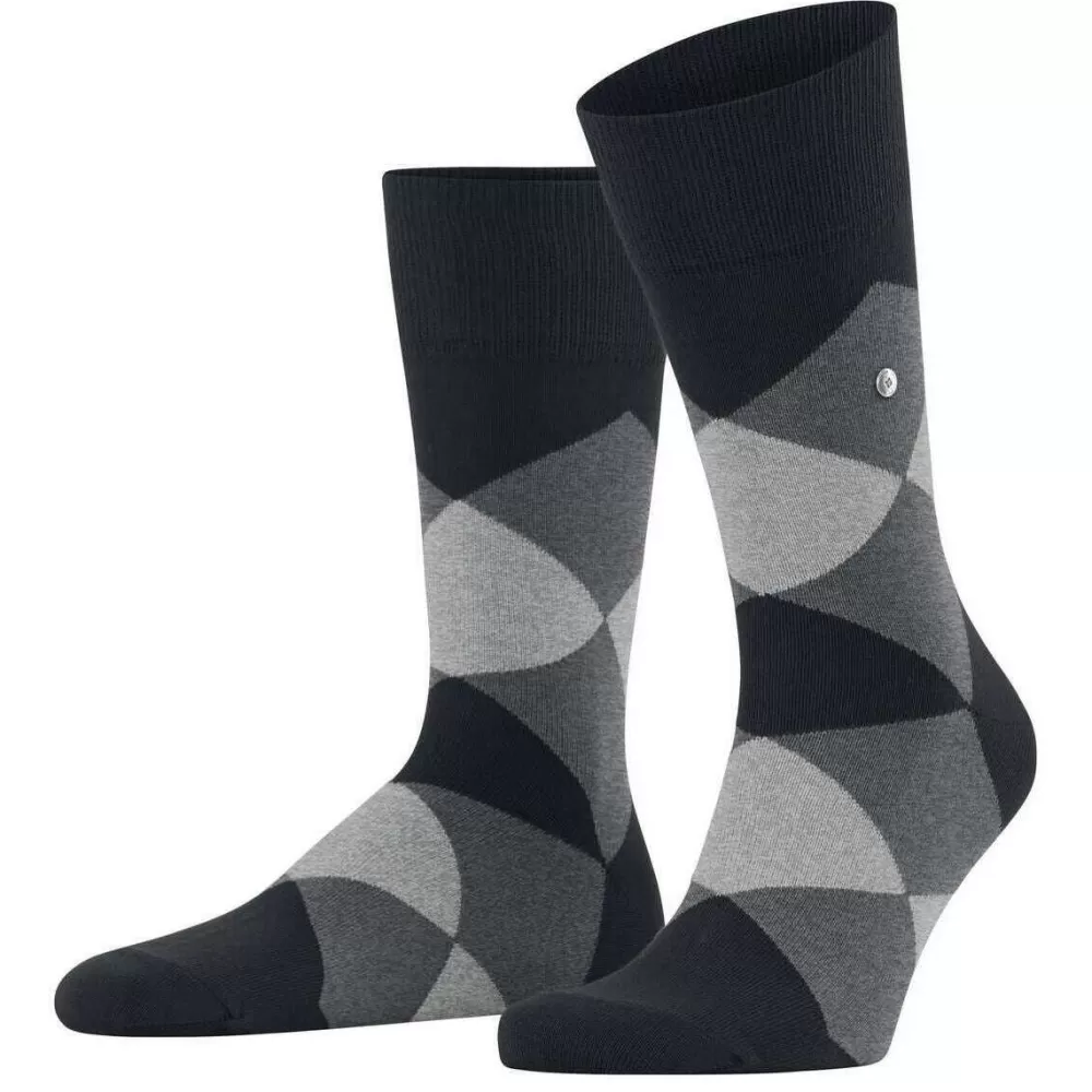 Burlington Men's Socks^Black Clyde Socks