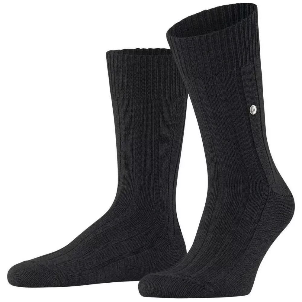 Burlington Men's Socks^Black Dover Socks