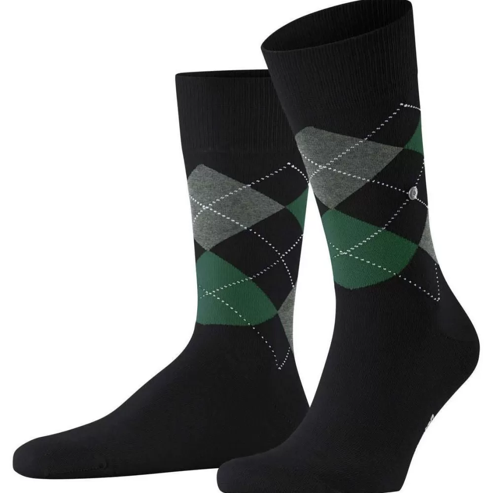 Burlington Men's Socks^Black King Socks
