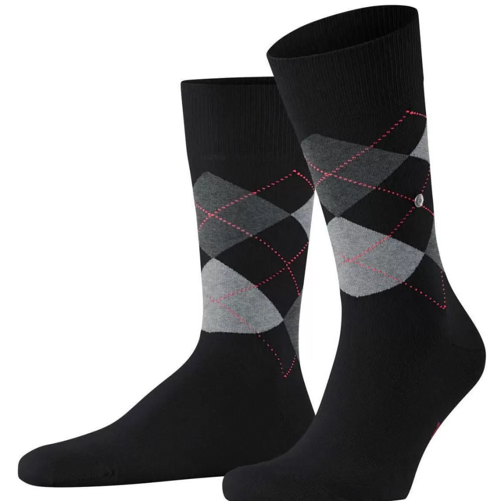 Burlington Men's Socks^Black King Socks