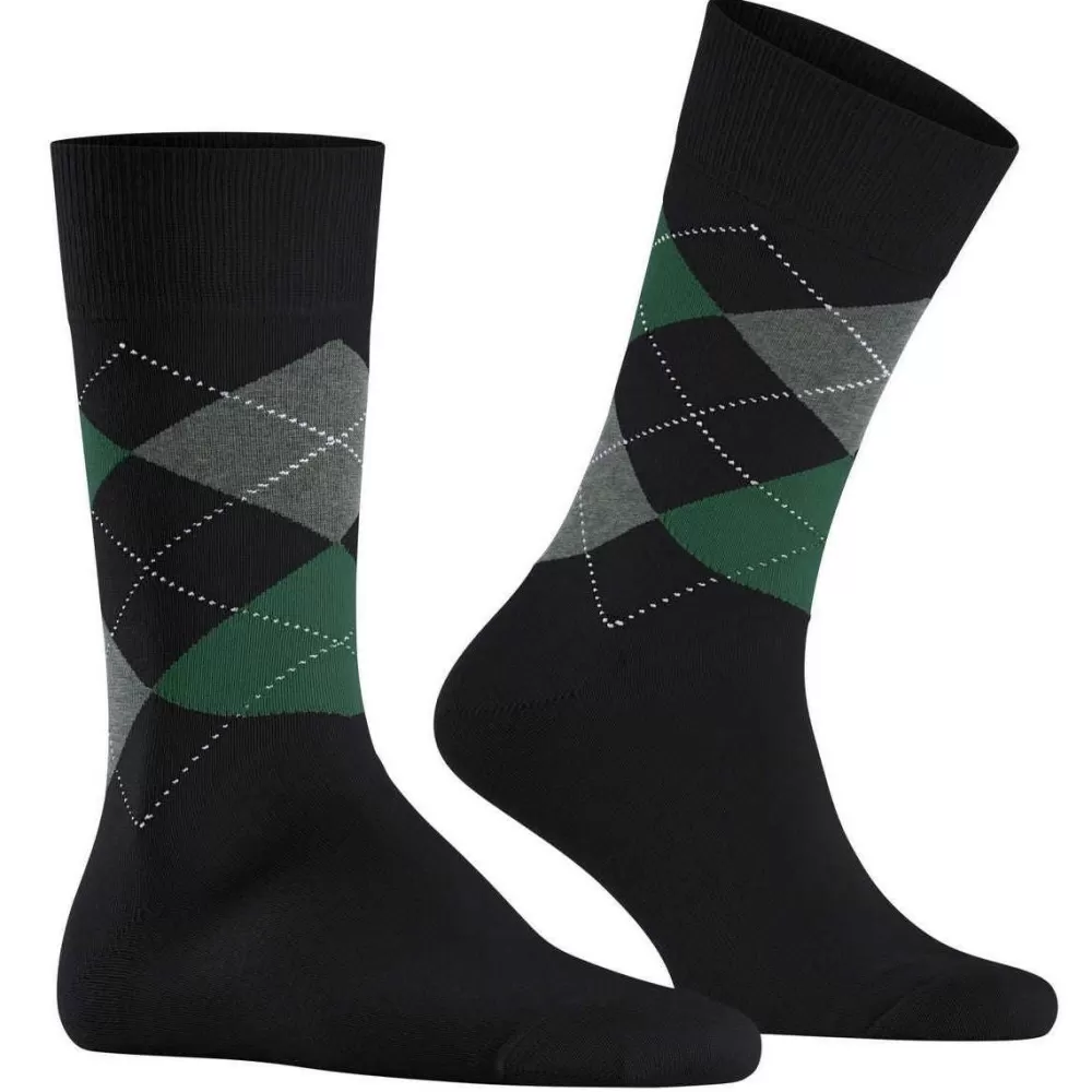 Burlington Men's Socks^Black King Socks