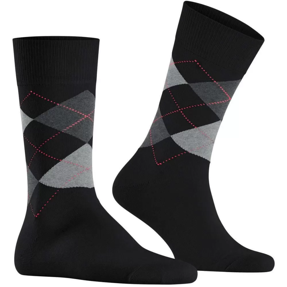 Burlington Men's Socks^Black King Socks