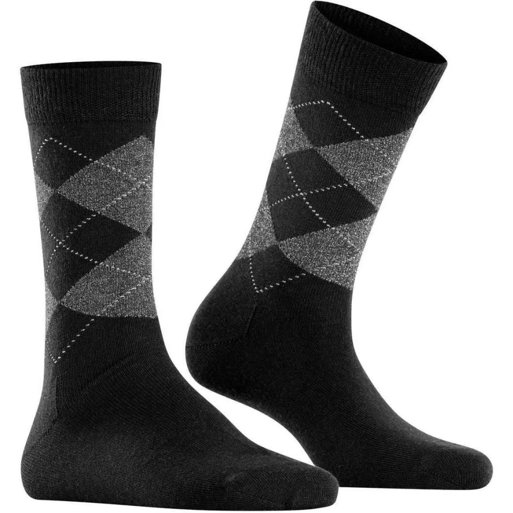 Burlington Women's Socks^Black Marylebone Lurex Socks
