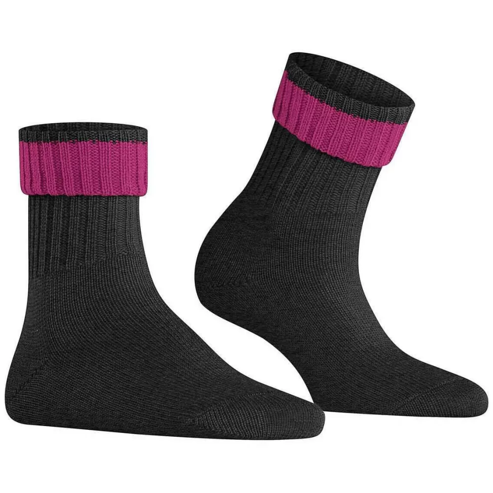 Burlington Women's Socks^Black Plymouth Socks