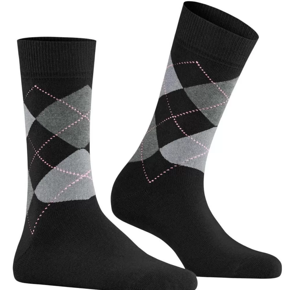 Burlington Women's Socks^Black Queen Socks