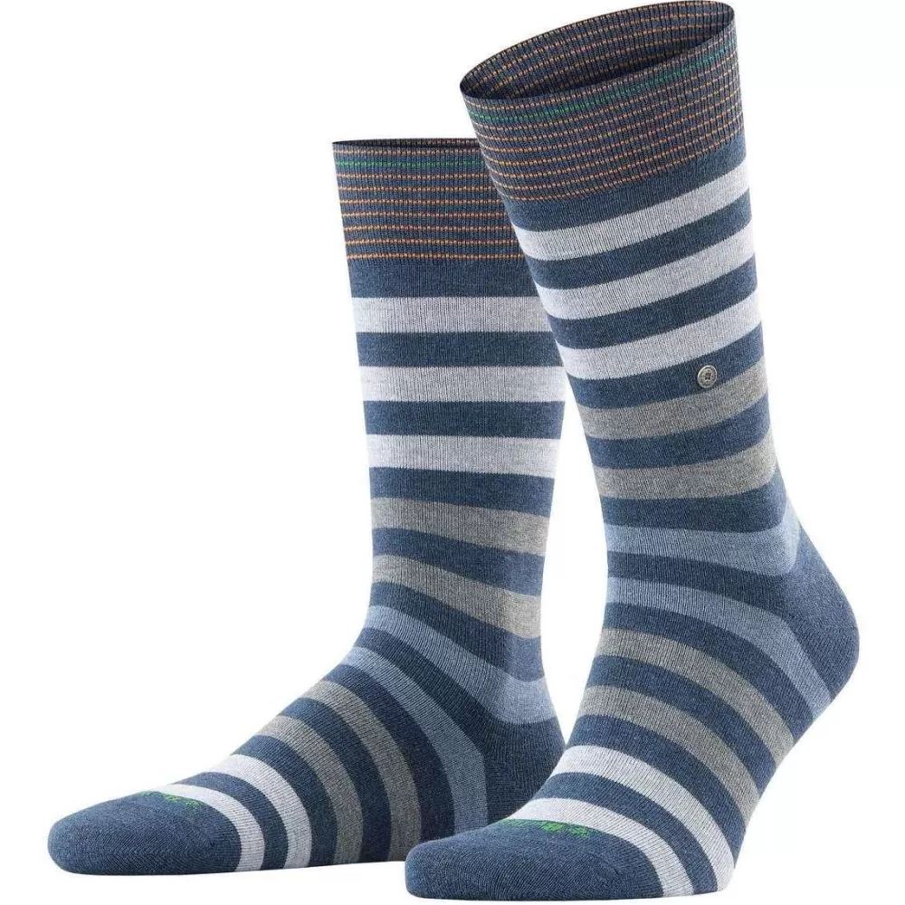 Burlington Men's Socks^Blue Blackpool Socks