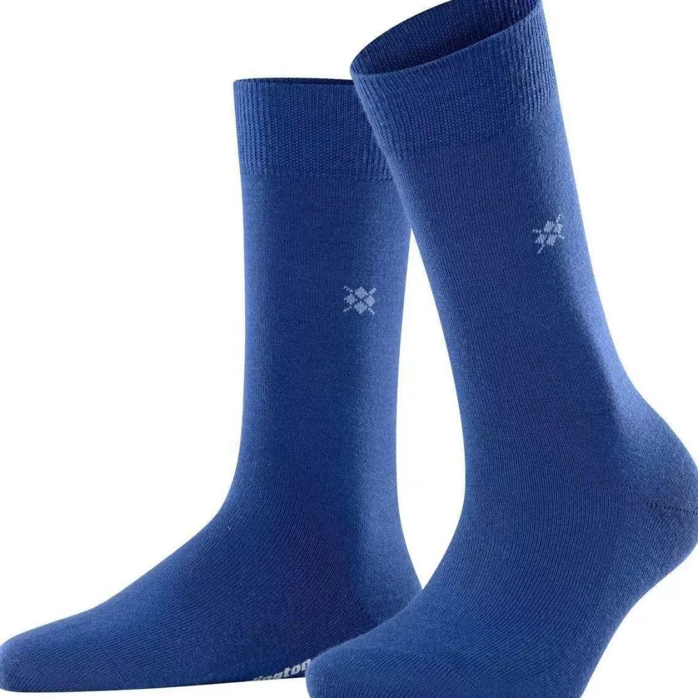 Burlington Women's Socks^Blue Bloomsbury Socks