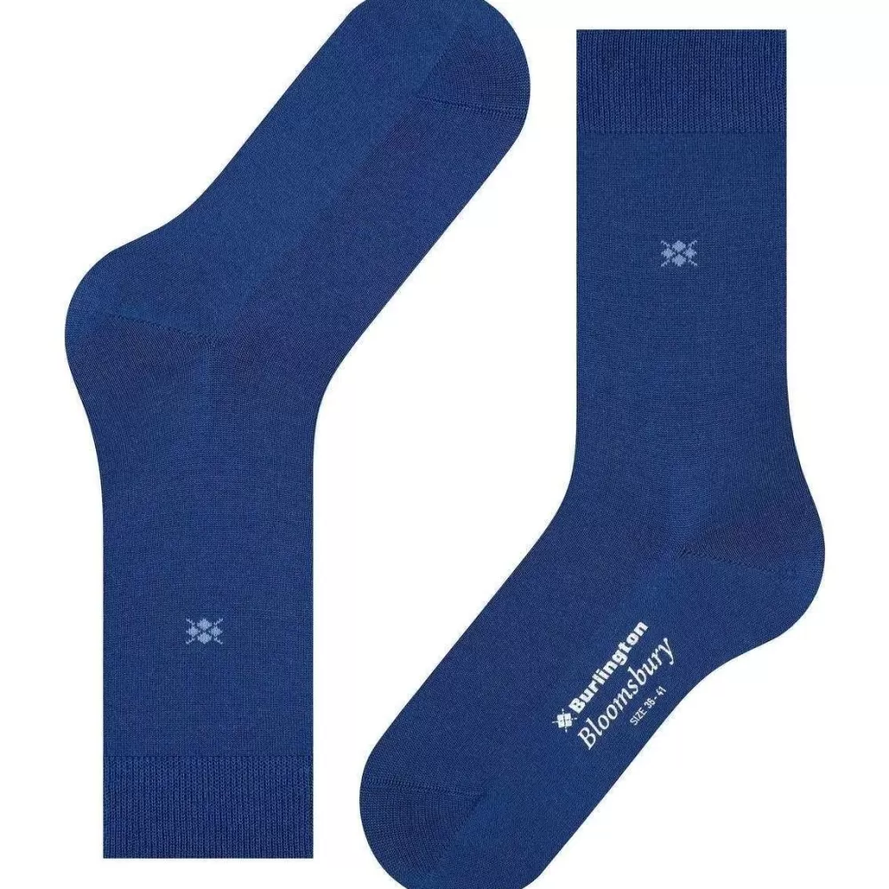 Burlington Women's Socks^Blue Bloomsbury Socks