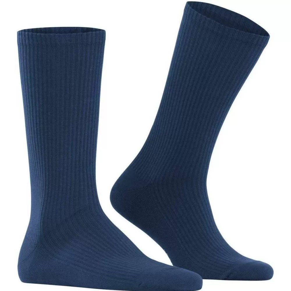 Burlington Men's Socks^Blue Boston Socks
