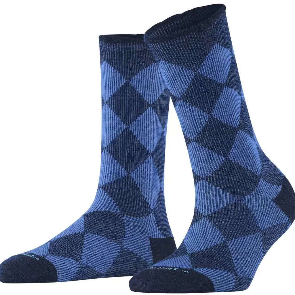 Burlington Women's Socks^Blue Dalston Socks