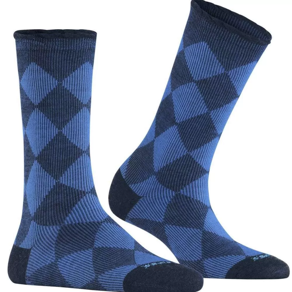 Burlington Women's Socks^Blue Dalston Socks