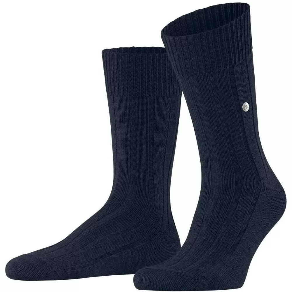 Burlington Men's Socks^Blue Dover Socks