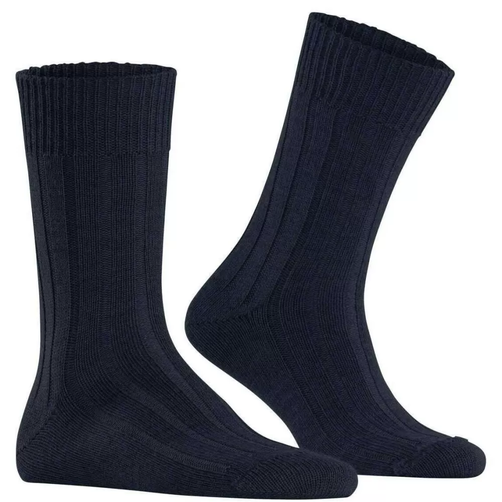 Burlington Men's Socks^Blue Dover Socks