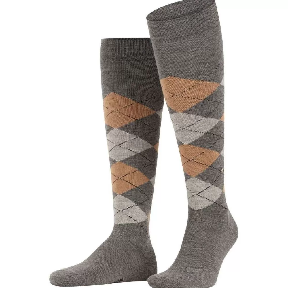 Burlington Men's Socks^Blue Edinburgh Knee High Socks