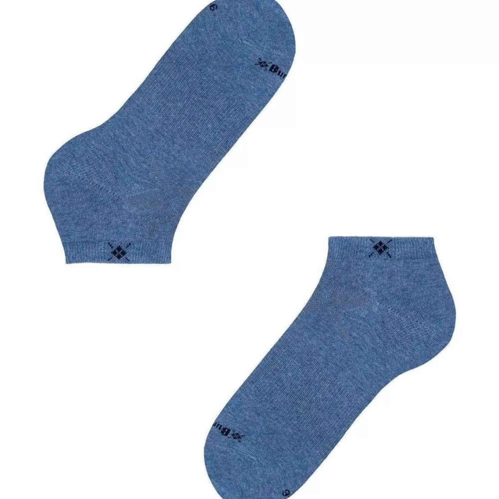 Burlington Men's Socks^Blue Everyday 2-Pack Sneaker Socks