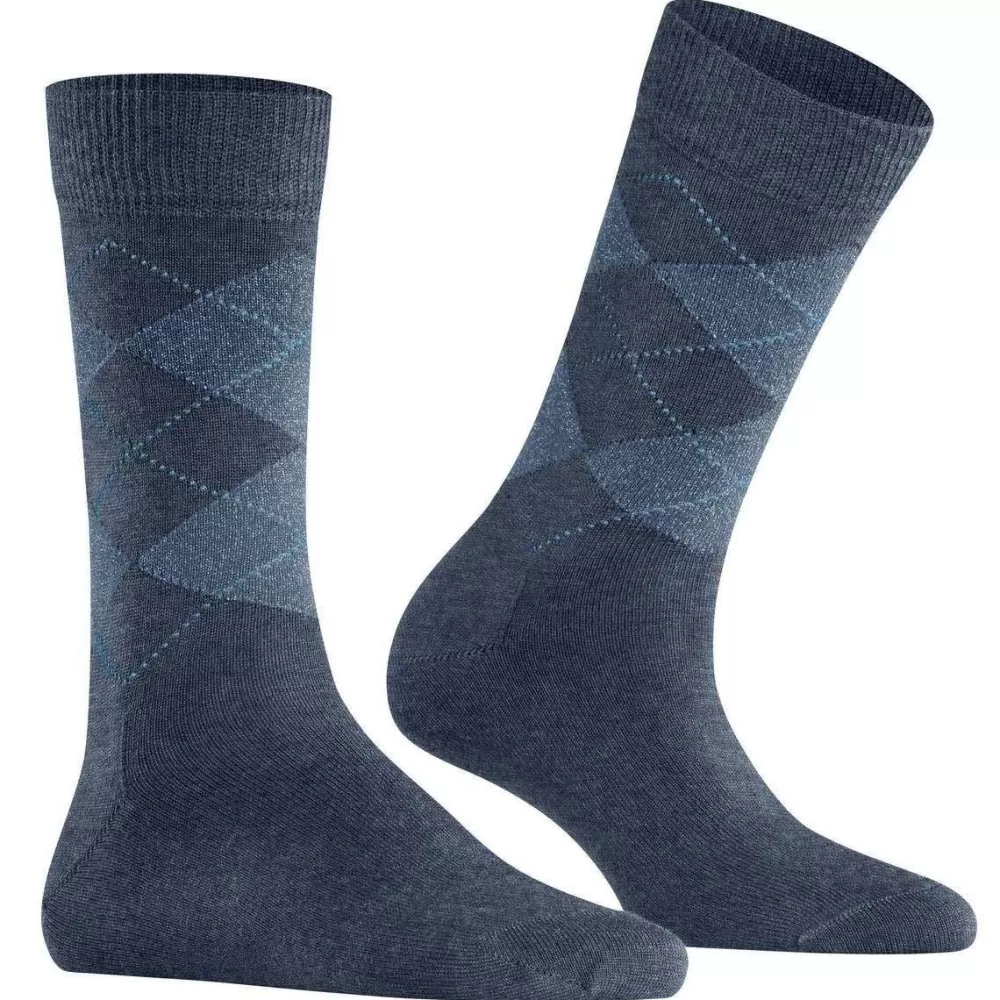 Burlington Women's Socks^Blue Marylebone Lurex Socks