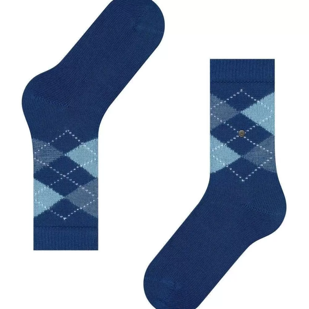 Burlington Women's Socks^Blue Whitby Socks