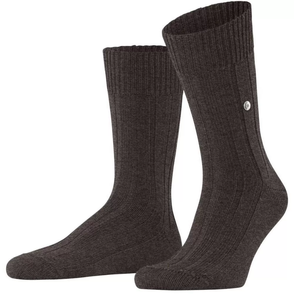 Burlington Men's Socks^Brown Dover Socks