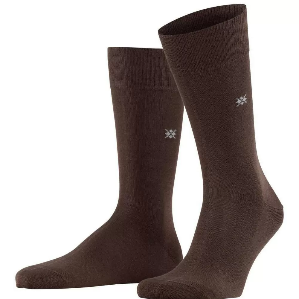 Burlington Men's Socks^Brown Dublin Socks