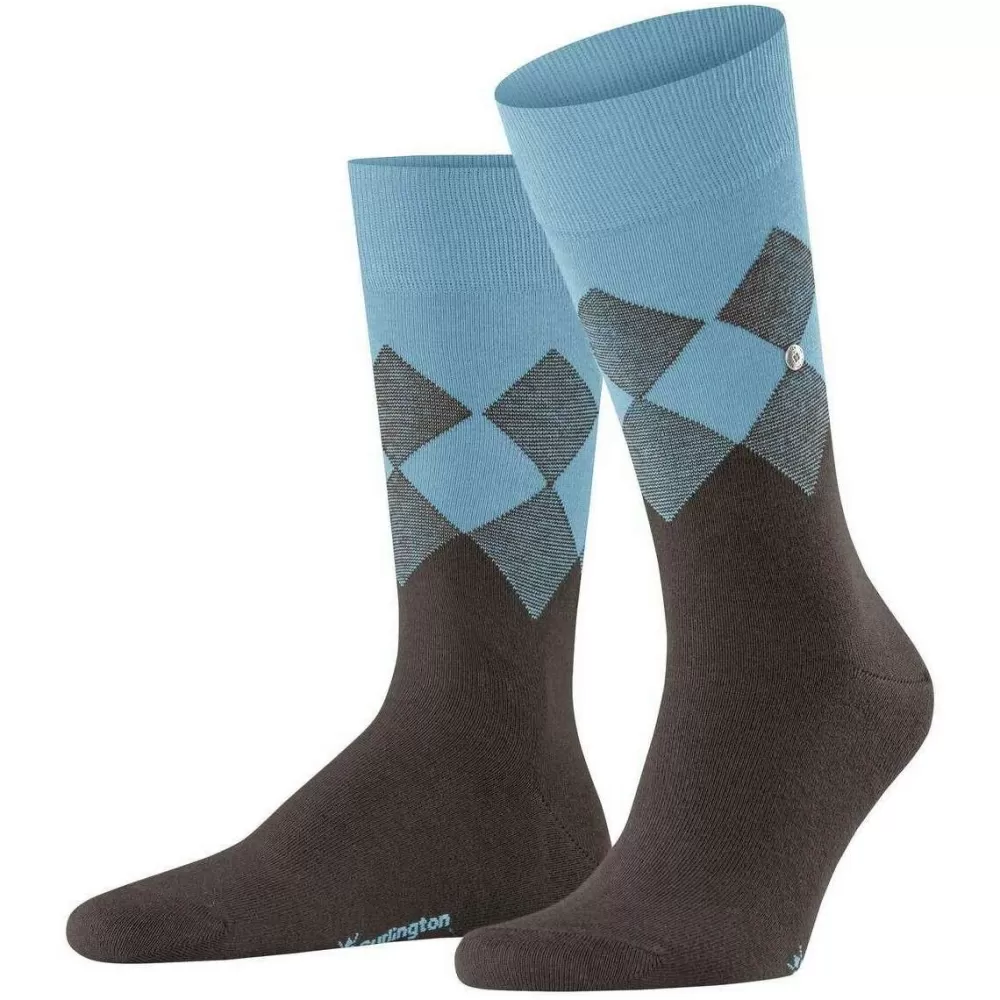 Burlington Men's Socks^Brown Hampstead Socks