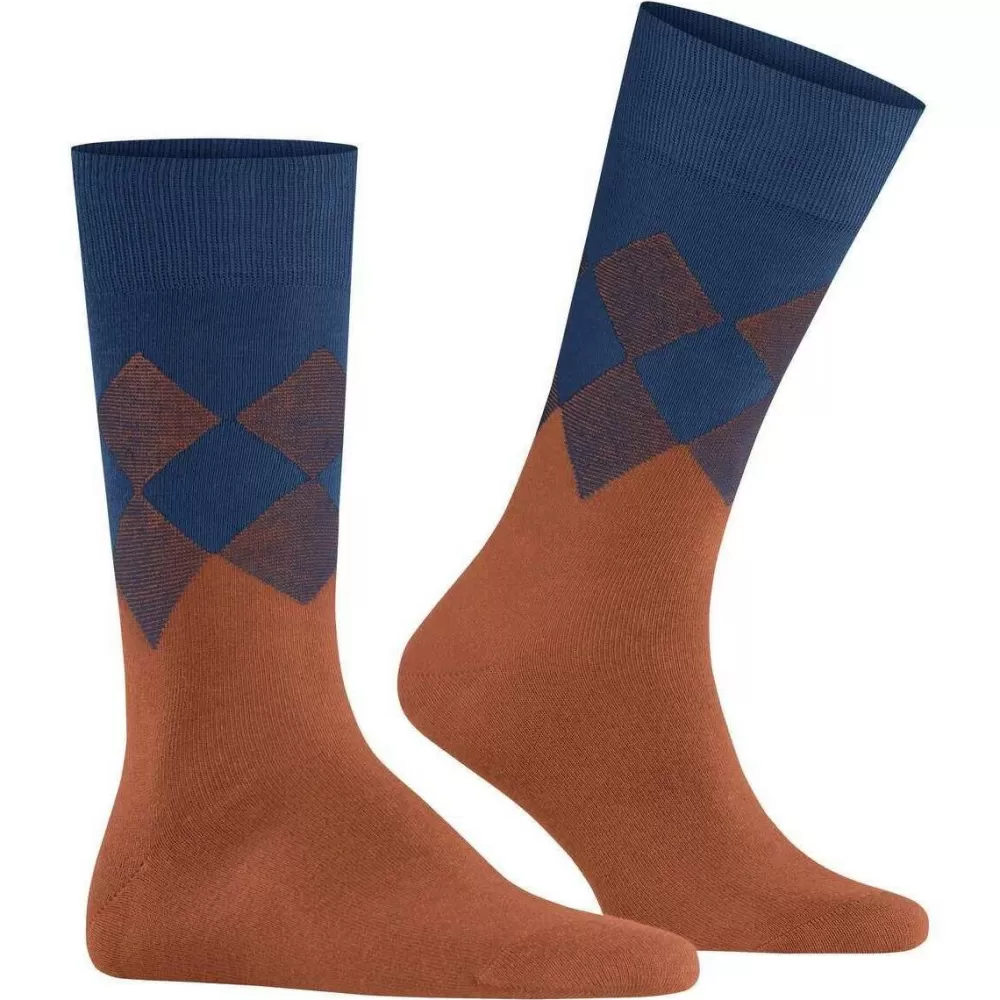 Burlington Men's Socks^Brown Hampstead Socks