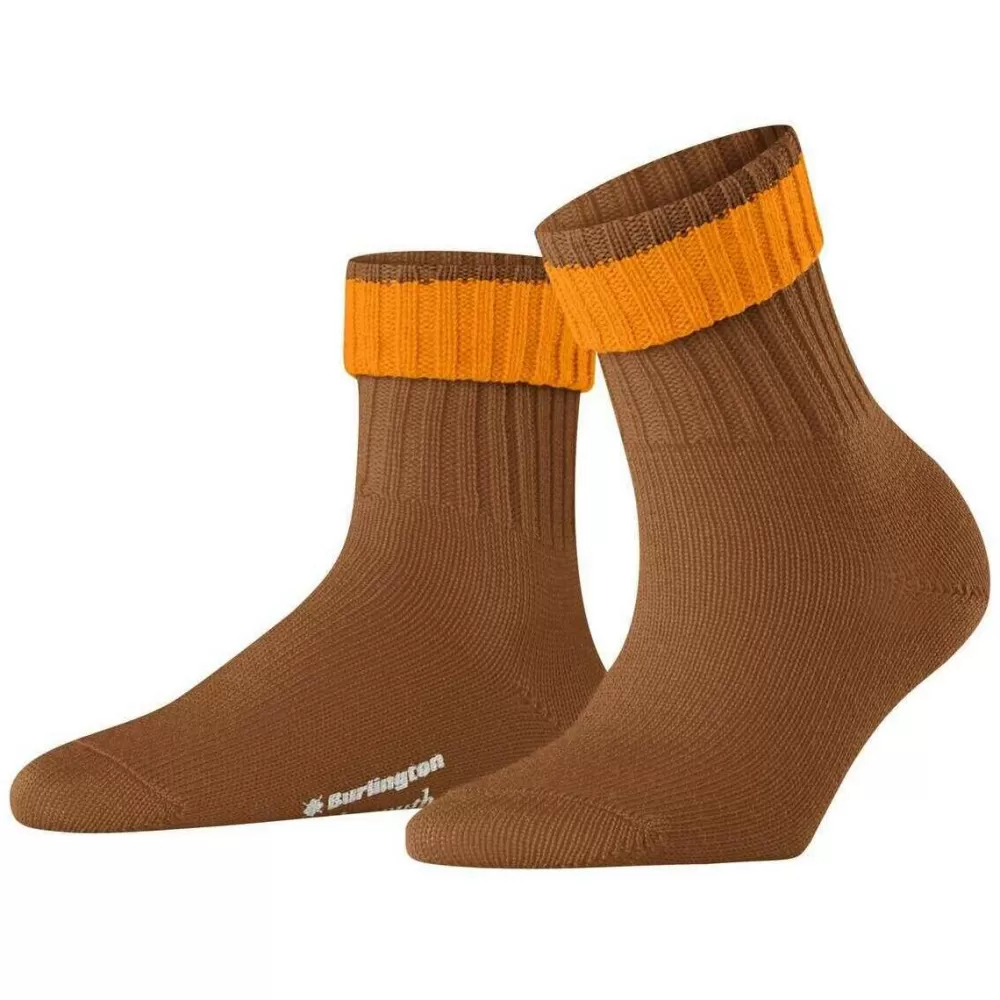 Burlington Women's Socks^Brown Plymouth Socks