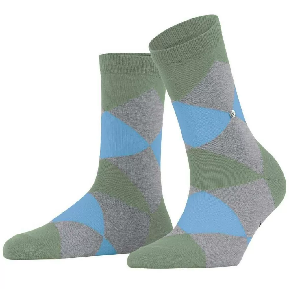 Burlington Women's Socks^Green Bonnie Socks