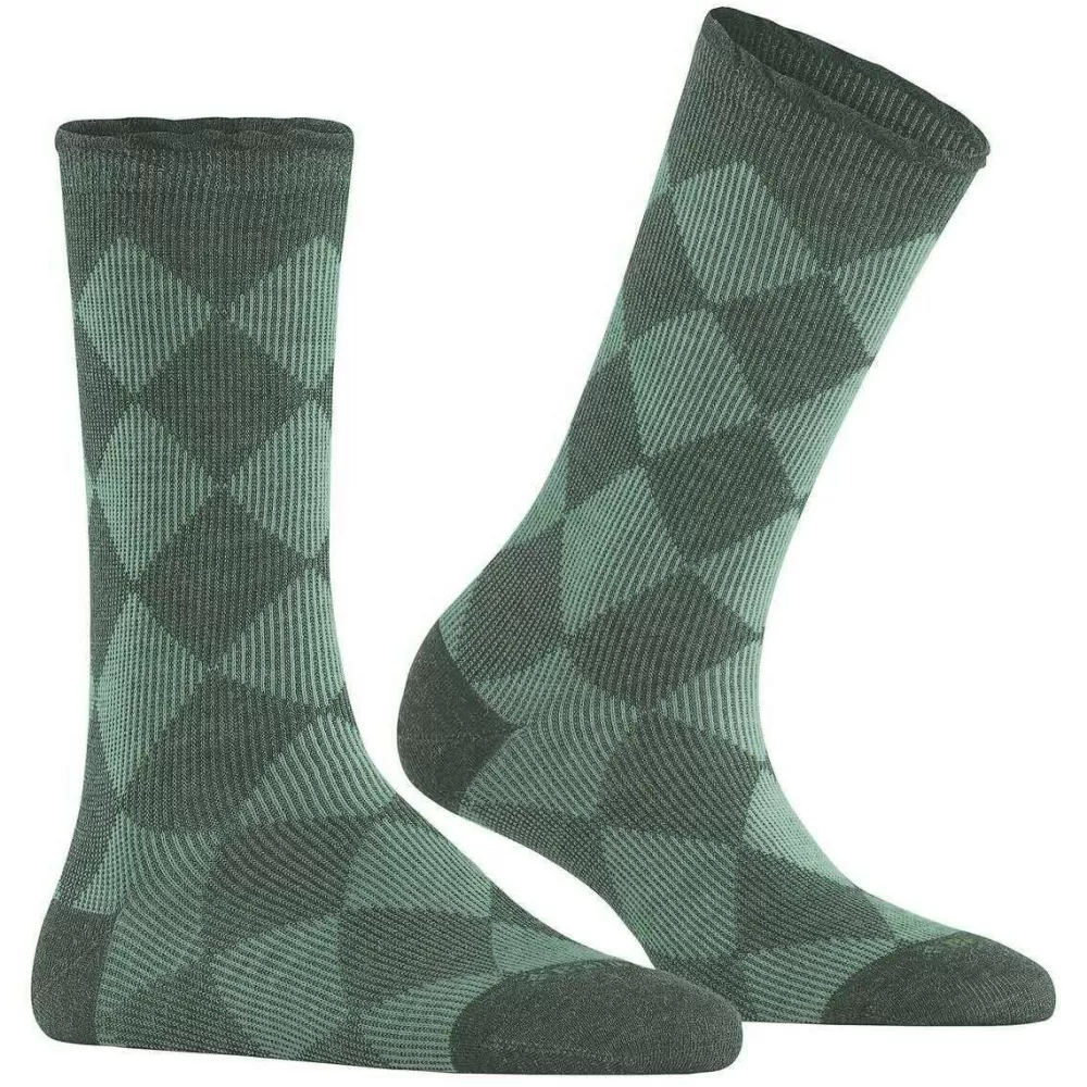 Burlington Women's Socks^Green Dalston Socks