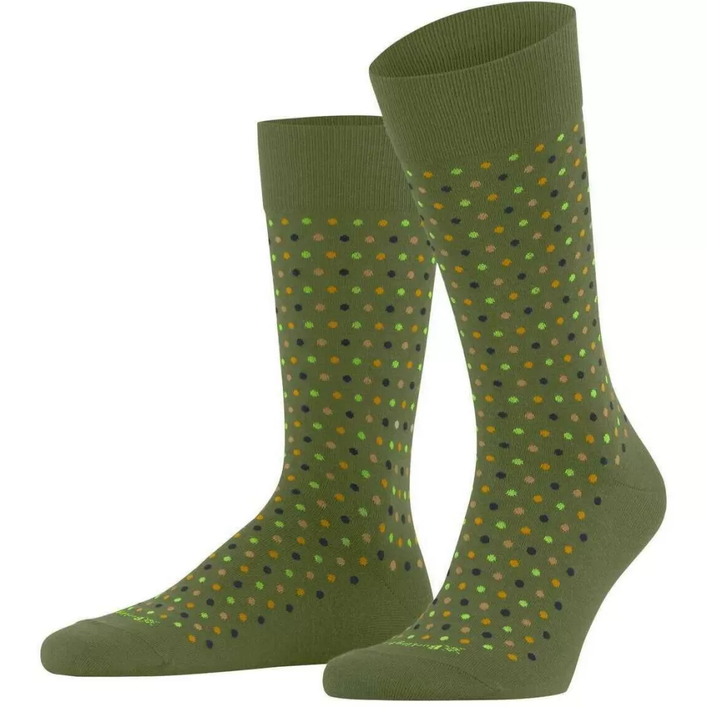 Burlington Men's Socks^Green Dot Socks