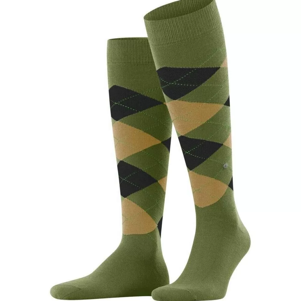 Burlington Men's Socks^Green King Knee High Socks
