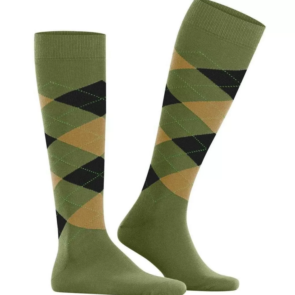 Burlington Men's Socks^Green King Knee High Socks