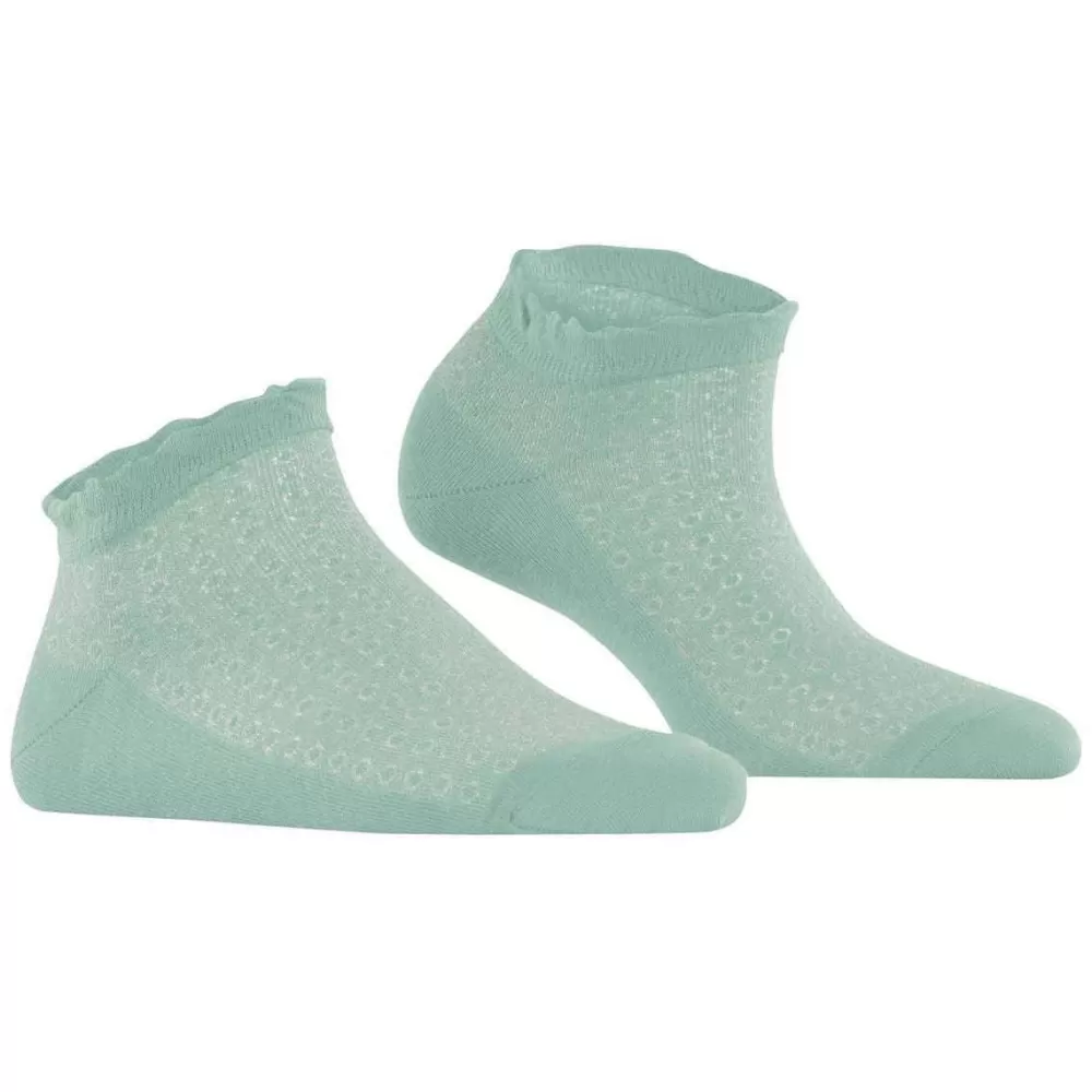 Burlington Women's Socks^Green Montrose Sneaker Socks