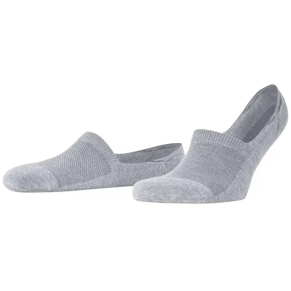 Burlington Men's Socks^Grey Athleisure No Show Socks